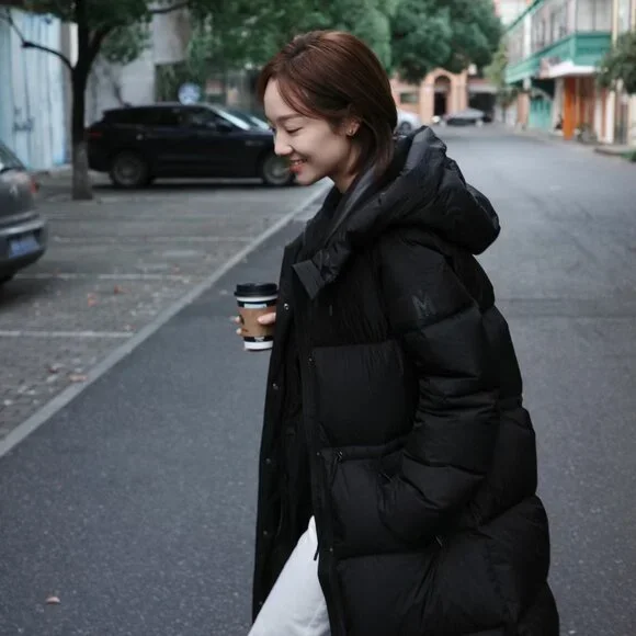 Mackage ISHANI long down coat with hood | Size: Small | Color: Black - Picture 14 of 15